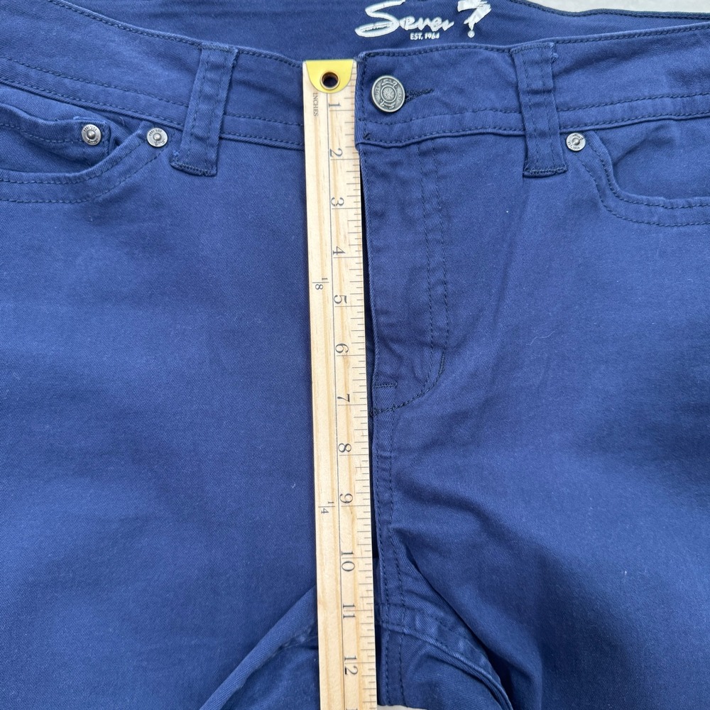Seven7 Navy Skinny Pants - Picture 5 of 13